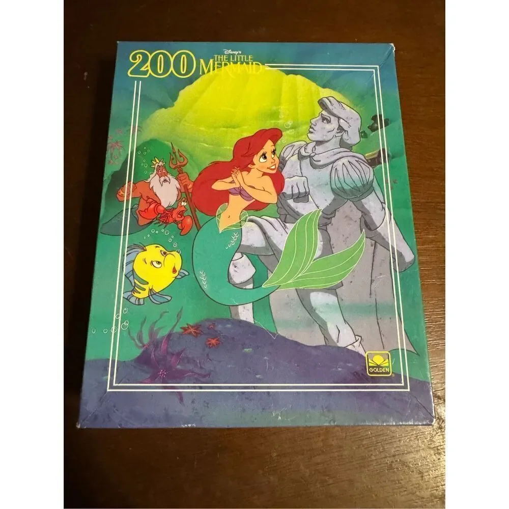 Vintage 1992 Disney the little mermaid 200 piece puzzle